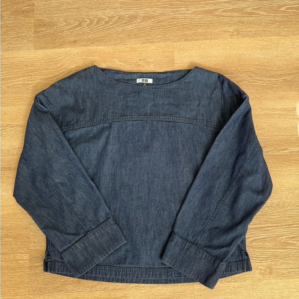 Uniqlo Denim Blouse